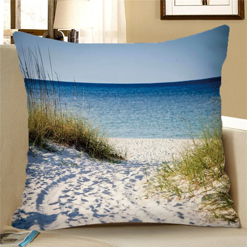 The Resort Island's Fresh Printed Pillowcases Are Suitable for Decorating The Pillowcases of The Hotel