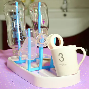 

Useful Baby Bottle Dryer Rack Creative Multifunction Antibacterial Hanging Cleaning Drying Rack Shelf Kitchen Feeding Holder Too