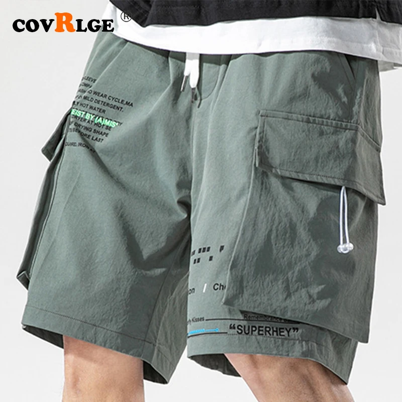 

Men Summer New Classic Mutil-Pockets Vintage Cargo Shorts Men Fashion Streetwear Pattern Hip Hop Harajuku Shorts Men 3XL MKD040