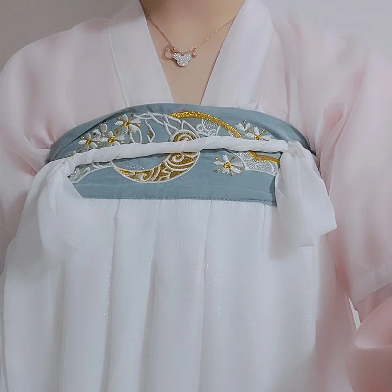 Традиционные танцевальные костюмы Hanfu женское китайское платье феи народный фестиваль наряд Восточная сценическая одежда для сцены DC2699