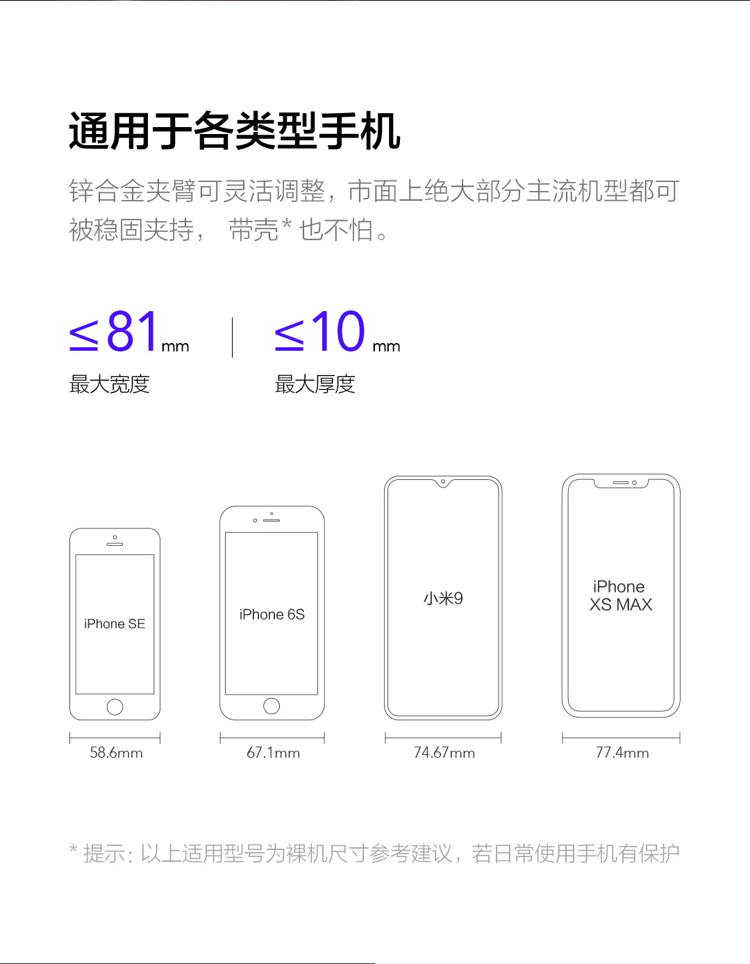 Оригинальное беспроводное автомобильное зарядное устройство Xiaomi ZMI, 20 Вт, Макс., умный выход, 2 порта, красный USB-A, 27 Вт, зажим из сплава А, одна ручная нагрузка, автоматическое удерживание