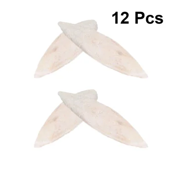 

12pcs 10cm Desalting Cuttlebone Toy Pet Training Chew Molar Toy for Parrot