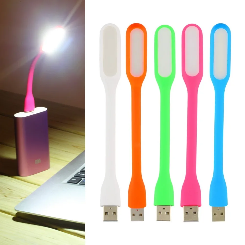 Mini USB Fan Flexible Portable Fan and USB LED Light Lamp For Power Bank & Notebook & Computer Laptop