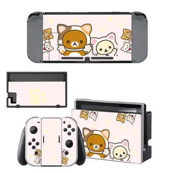 

Rilakkuma Korilakkuma Nintendo Switch Skin Sticker NintendoSwitch stickers skins for Nintend Switch Console Joy-Con Controller