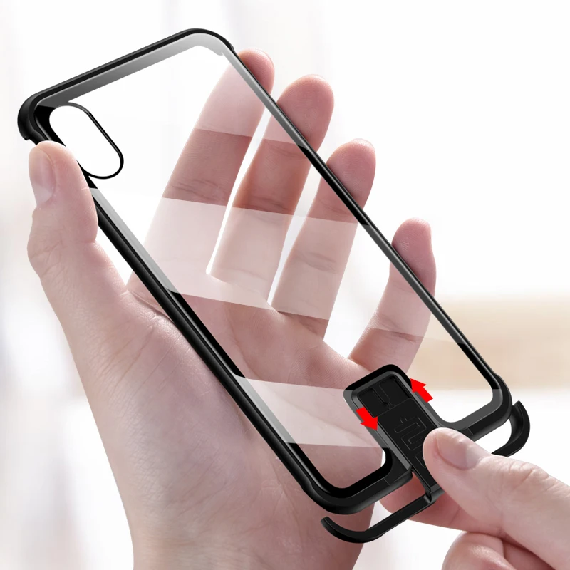 Для iPhone Xs Max Xr X Чехол 9H Твердость Закаленное Стекло Алюминиевый металлический
