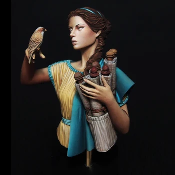 

1/10 Hipatia resin figures Greece women model kits paint kittie fighter dolls blood angels Character 3d bust home decoration