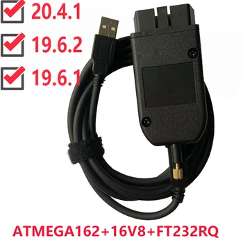 

VAG COM 20.4.2 VAGCOM 19.6.2 VCDS HEX V2 USB Interface FOR VW AUDI Skoda Seat VAG 19.6 ATMEGA162+16V8+FT232RQ Multi-Language