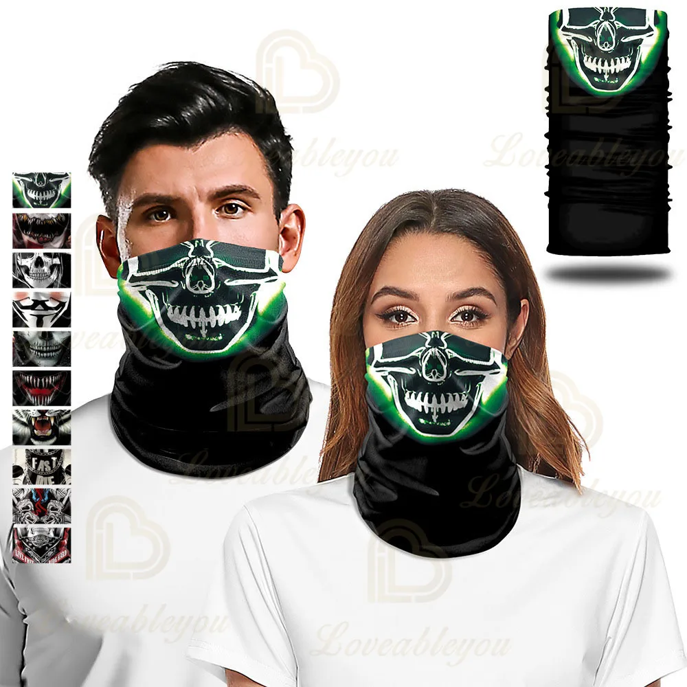 

Magic Face Scarf Outdoor Headwear Bandana Sport Tube Protection Workout Hiking Breathable Bike Anti-Dust Cover Reusable