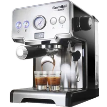 1450 Вт 15 бар итальянская кофе-машина из нержавеющей стали Паровой полуавтоматический молочный шарик Эспрессо кофеварка Коммерческая CRM3605