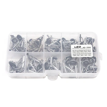 HOT DEAL ❤️ 80Pcs Diy Eye Rings Fishing Rod Guide Tip Set Repair Kit For Fishing Rods Stainless Steel Frames With Box Fishing Tackle - discount item 38% OFF Sports & Entertainment
