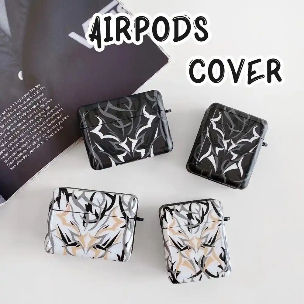 トレンディなファッションブランドとげロゴイヤホンケース ワイヤレスイヤホン保護カバーairpods 1 2プロ充電ケース フック イヤホン用アクセサリー Aliexpress
