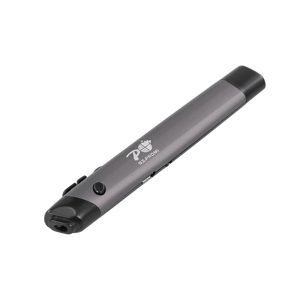 

PPT Flip Pen Wireless Presenter PPT Clicker Multifunction Electronic Projection Pen Laser Flip Pen PR-18 Grey PPT flip pen