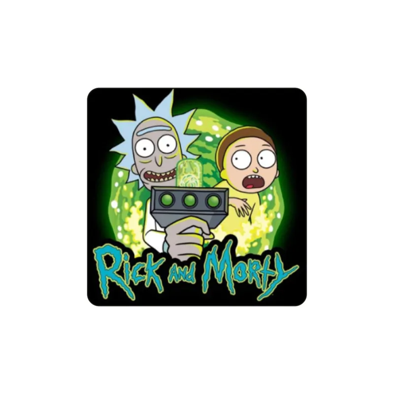 1PCS Hot Selling Rick And Morty Icon Cartoon Badge Acrylic Brooch Pin For Decoration On Backpack T-shirt Clothes Kids Party Gift - Цвет: Многоцветный