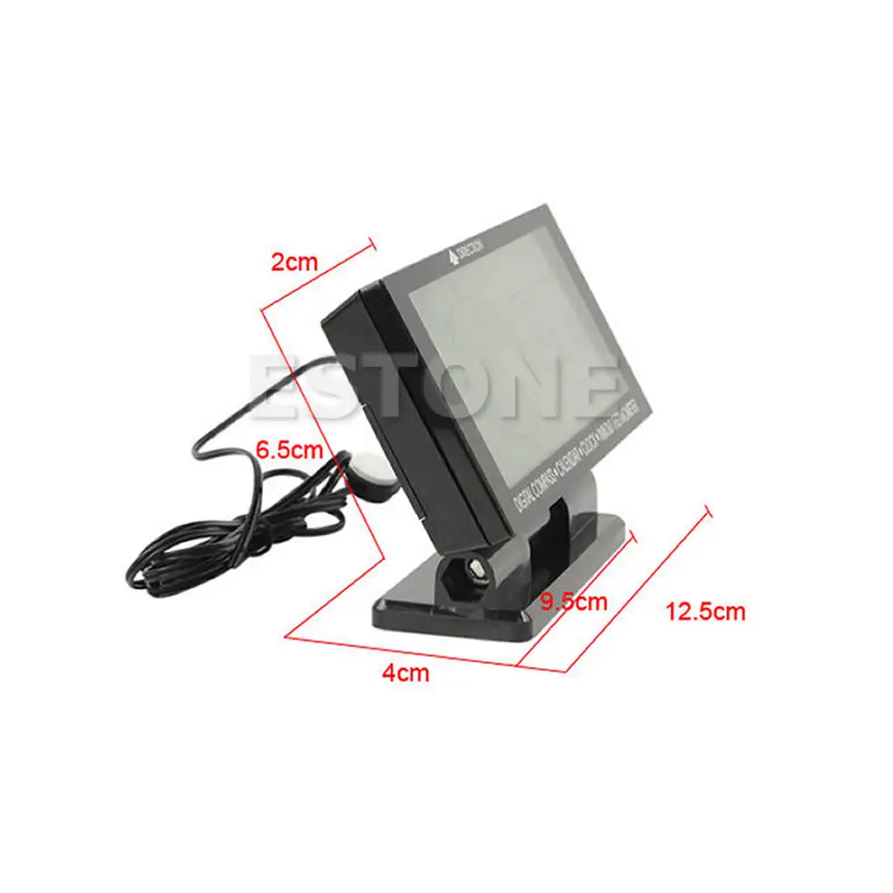 

Digital Car Compass With Calendar Function Clock In/Out Thermometer GBP Luminous X3UA
