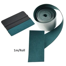 

EHDIS 100CM Suede Fabric Edge Felt For Carbon Fiber Film Squeegee No Scratch Vinyl Applicator Tools Car Wrap Window Tint Scraper