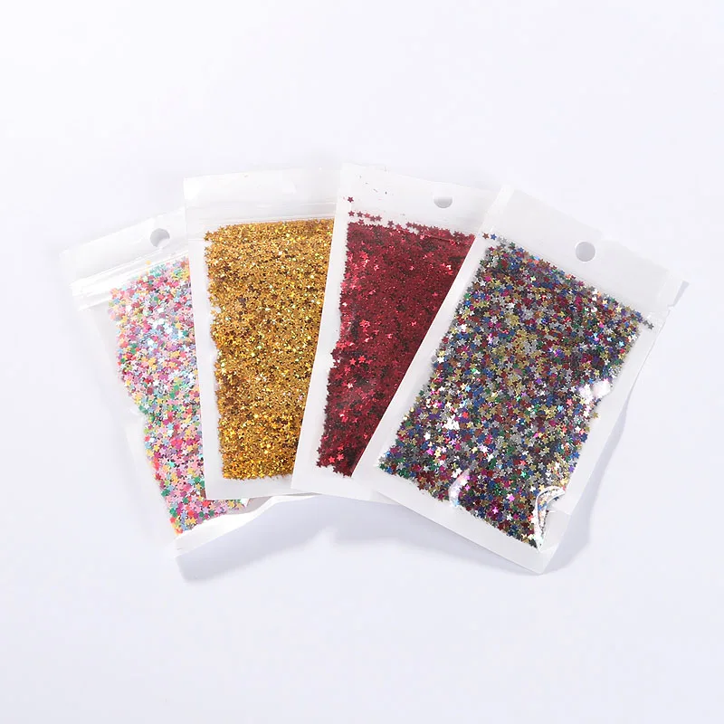 10g/Pack Light Gold Nail Sequin 3mm 4mm Star Shape Sequins Paillettes for Nails Beauty,Lady manicure,wedding decoration confetti nail art decor sequins for crafts sequins accessories