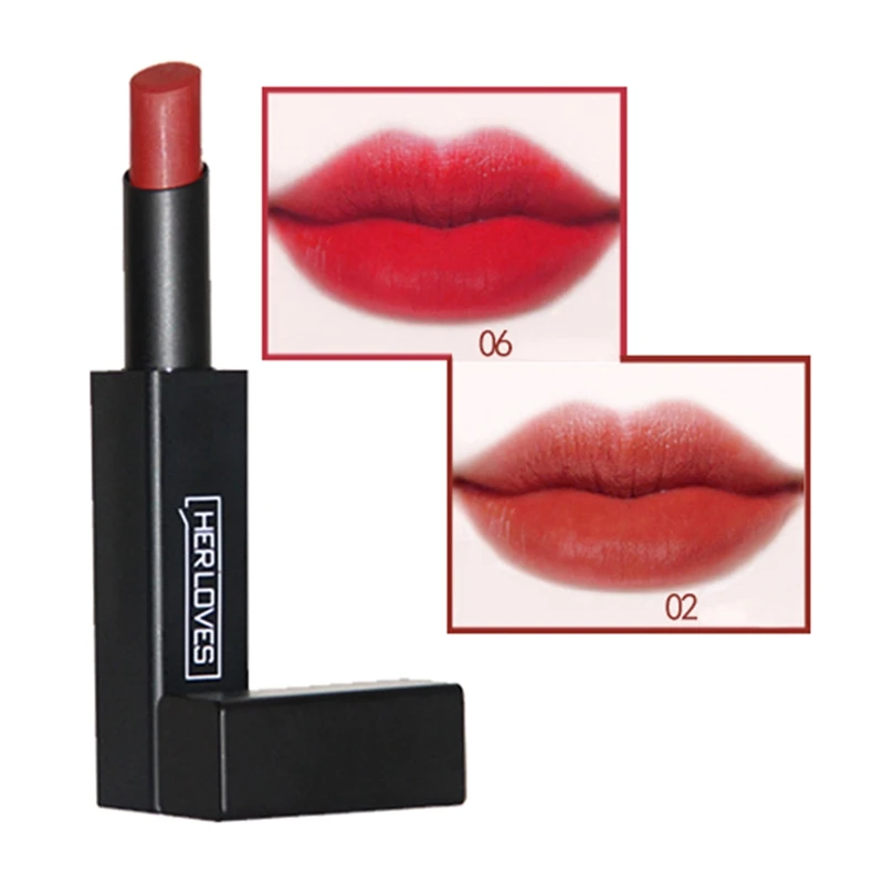 Magnet Matte Lipstick Velvet Matte Long Lasting Fade Non-Stick Cup Easy Coloring Lipstick Cosmetic Pro