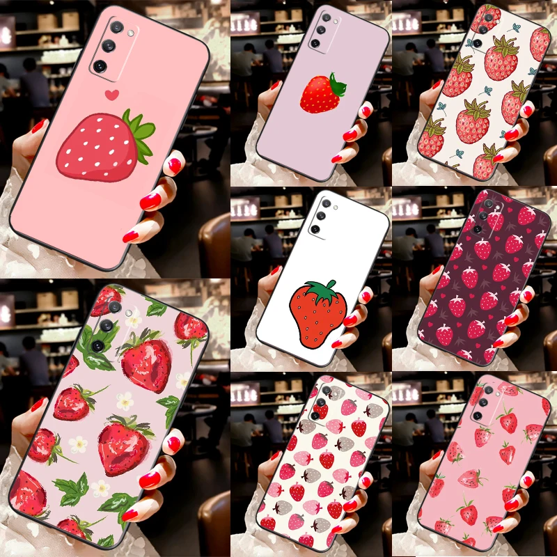 Силиконовый чехол с клубничными полями для Samsung Galaxy S21 Ultra Plus Note10 S10 S8 S9 S20 FE Note20 Shell |