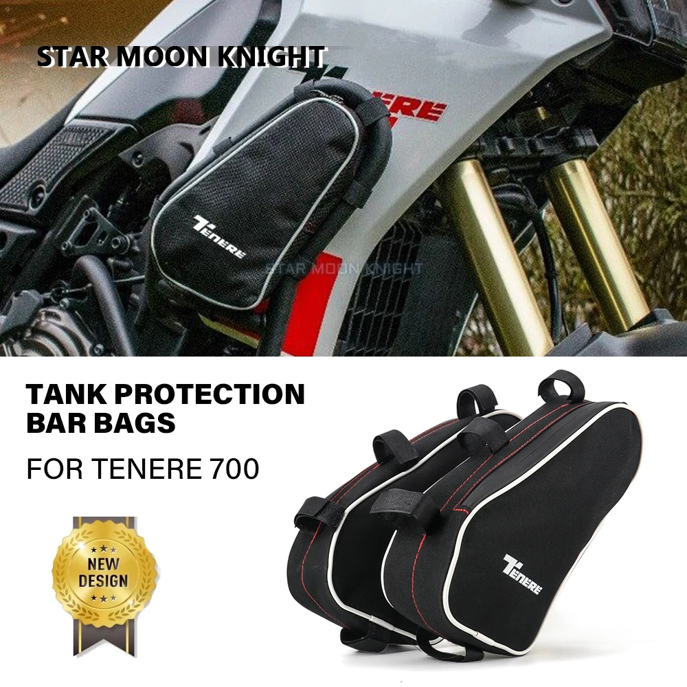 

Motorcycle Frame Crash Bars Waterproof Bag Bumper Repair Tool Placement Bag For YAMAHA TENERE 700 Tenere700 XTZ 700 T700 2019 -