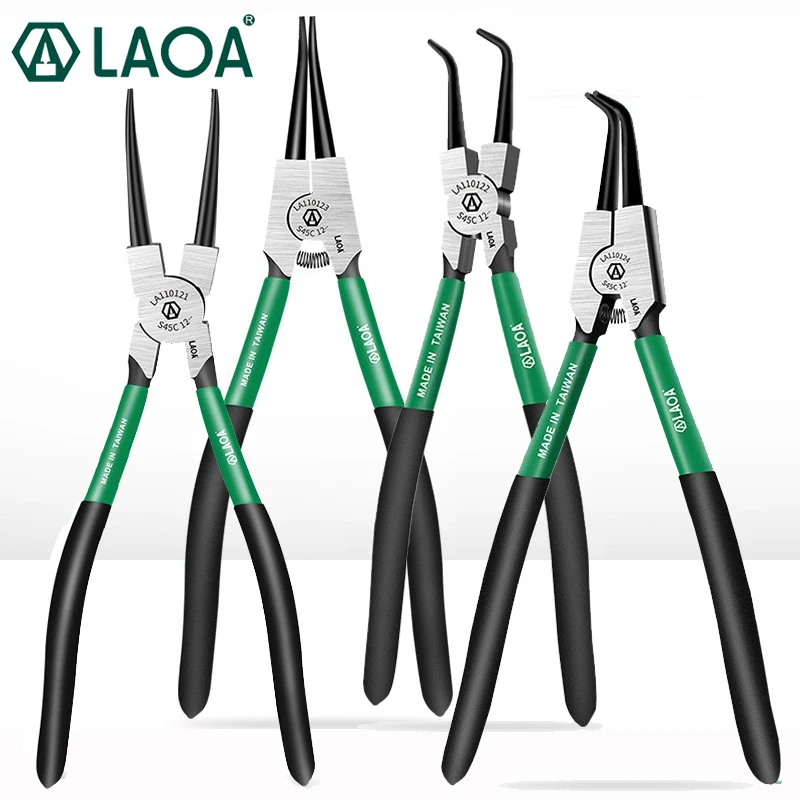 LAOA pinza de anillo grande, alicates de 9 pulgadas y 12 pulgadas, alicates  de anillo a presión, Pinza de resorte, alicates externos internos|Alicates|  - AliExpress