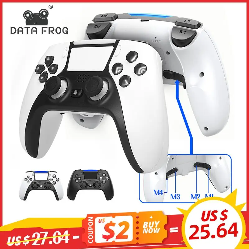 Беспроводной игровой контроллер DATA FROG Bluetooth для PS4 консоль PS5 стильный двойной