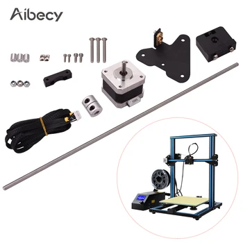 

3D Printer Accessories Dual Z Axis Leading Screw Rod Upgrade Kit with Stepper Motor Replacement for Creality CR-10 3D Printer