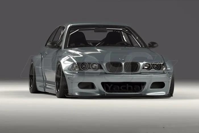 FRP стекловолокно комплект подходит для 98 05 E46 M3 Coupe GP PD RB стиль тела передний губ
