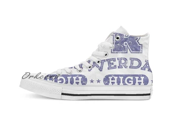 

Riverdale High Custom Casual High Top lace-up Canvas shoes sneakers Drop shipping