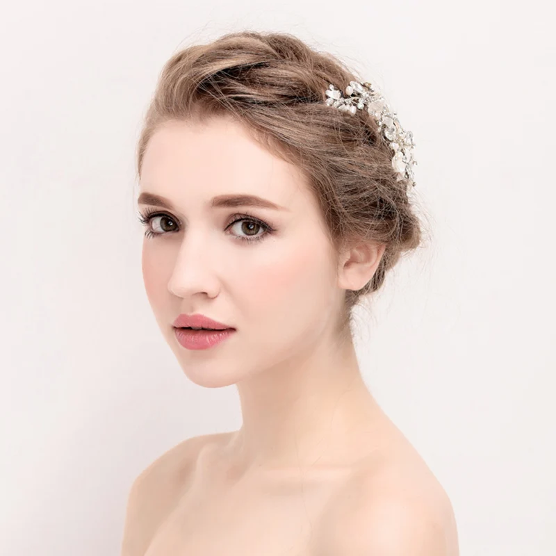 Gibsonbridal, Пресноводный Жемчуг, свадебная расческа для волос, вечерние, для невесты, подарок, головной убор, свадебные аксессуары для прически