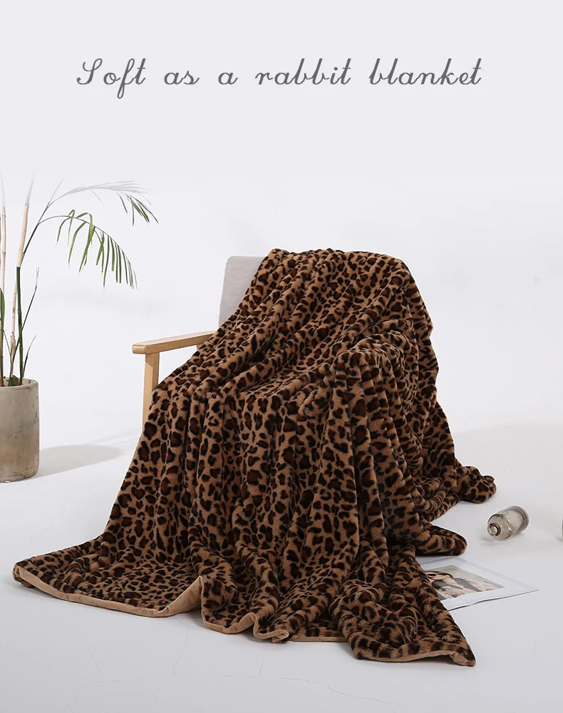 Леопардовое зимнее теплое фланелевое одеяло с принтом зебры для кровати, мягкое теплое пушистое Норковое одеяло из искусственного меха кораллового флиса