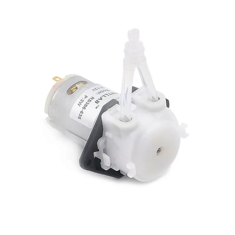 

2V DC Peristaltic Pump Micro Self Priming Mute DIY Liquid Water Lab Dosing Aquarium Lab Analytical Industry Household