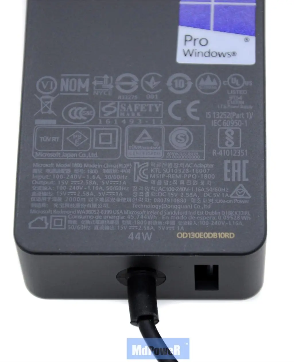 Power adapter Power charger 15V 2.58A for Microsoft NEW Surface Pro56 Laptop Power Adapter 1800 1796 44W Charger