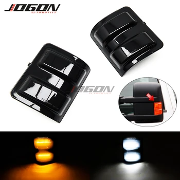 

Yellow White For Ford F250 F350 F450 F550 08-16 Truck Car Accessories LED Turn Signal Light Side Mirror Rearview Blinker Lamp
