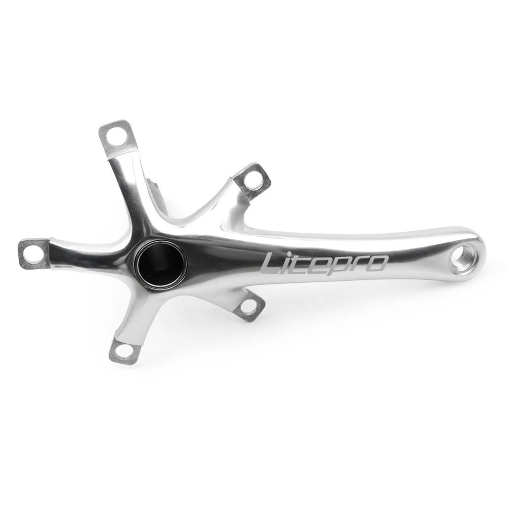Набор велосипедных кривошипов, кронштейны для велосипеда 170 мм 130 BCD, складные шатуны для велосипеда, рукоятка кривошипа для велосипеда с болтами для цепных колец