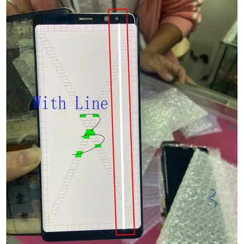 

For Samsung Note 9 LCD Display Touch N960 N950 LCD Display For Samsung Note8 LCD Band Line Display Mobile Phone Defective Screen
