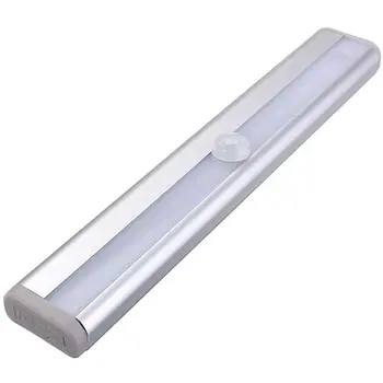 

10 LED Lights Tubular Auto PIR 600MW Lamp with Body Infrared Induction Sensor 100 degree Induction Angle