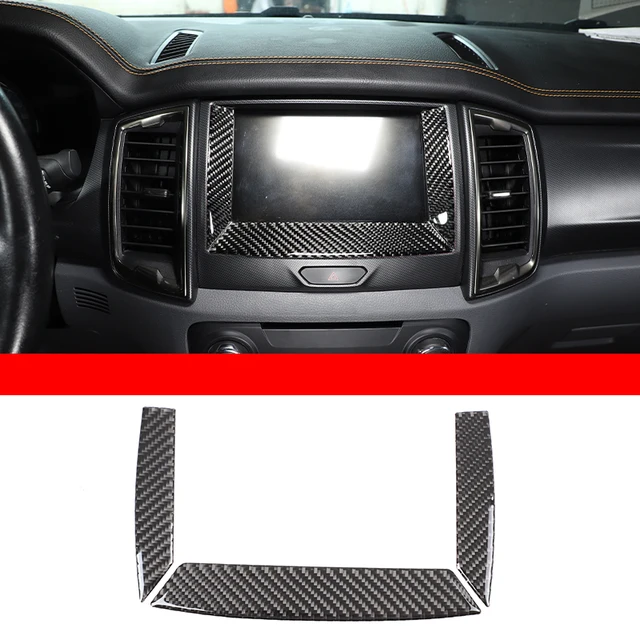 For Ford Ranger Wildtrak 2015-2021 Car Gear Panel Central Control Instrument Decorative Panel Interior Sticker Car Accessories Style 3