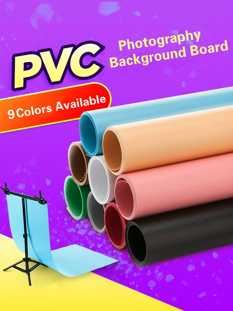 Goede 120*200 Cm Effen Kleur Matt Frosted Pvc Achtergrond Plaat Fotografie Achtergrond Papier Achtergrond Doek Waterdicht Anti Rimpel