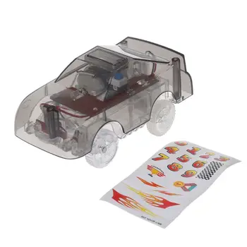

LED Light up Car Track Electronic Cars Toy with Flashing Light Gift New