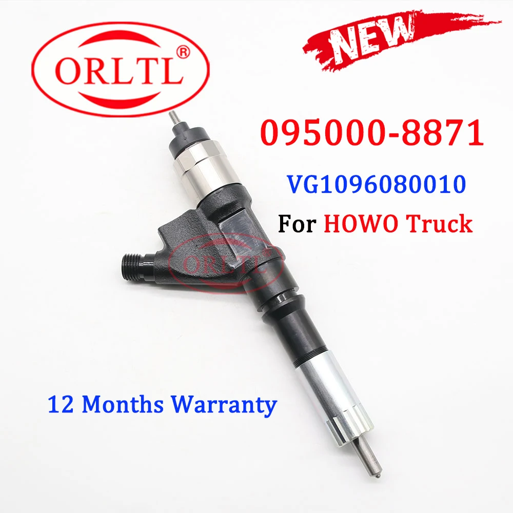 

ORLTL NEW Diesel Injector Nozzle 095000-8100 Fuel Injector 0950008100 Common Rail Injection 8100 VG1096080010 for HOWO Truck