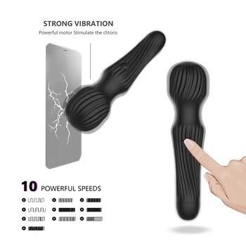 Dildos Vibrator Sex Toys for Women Magic Wand G Spot Pussy Vagina Clitoris Stimulator for Adults 18 USB Rechargeable Waterproof 2