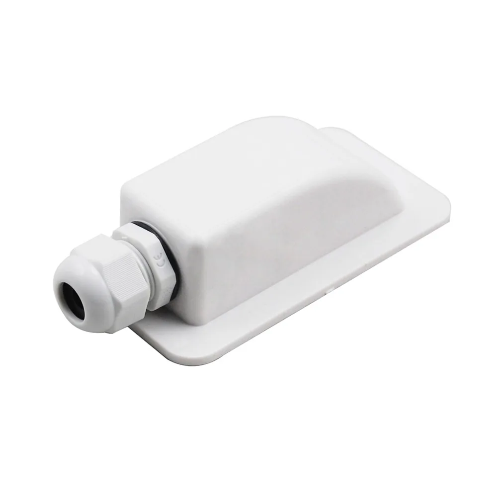 New 1 Pc ABS Solar RV Hunting Stand Roof Duct Cable Entry Round Junction Box White RV Accessories