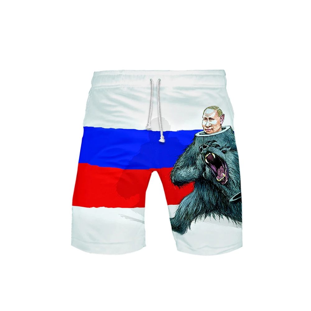 Mannen 3D Putin DBoard Shorts Trunks Zomer Nieuwe Sneldrogende Strand Shorts Mannen Hip Hop Putin korte Beach Wear