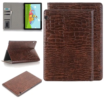 

Luxury Crocodile Coque for Huawei MediaPad T5 10.1'' AGS2-W09/L09/L03/W19 Case PU Leather Card Slot Funda For Huawei T5 10 Cover