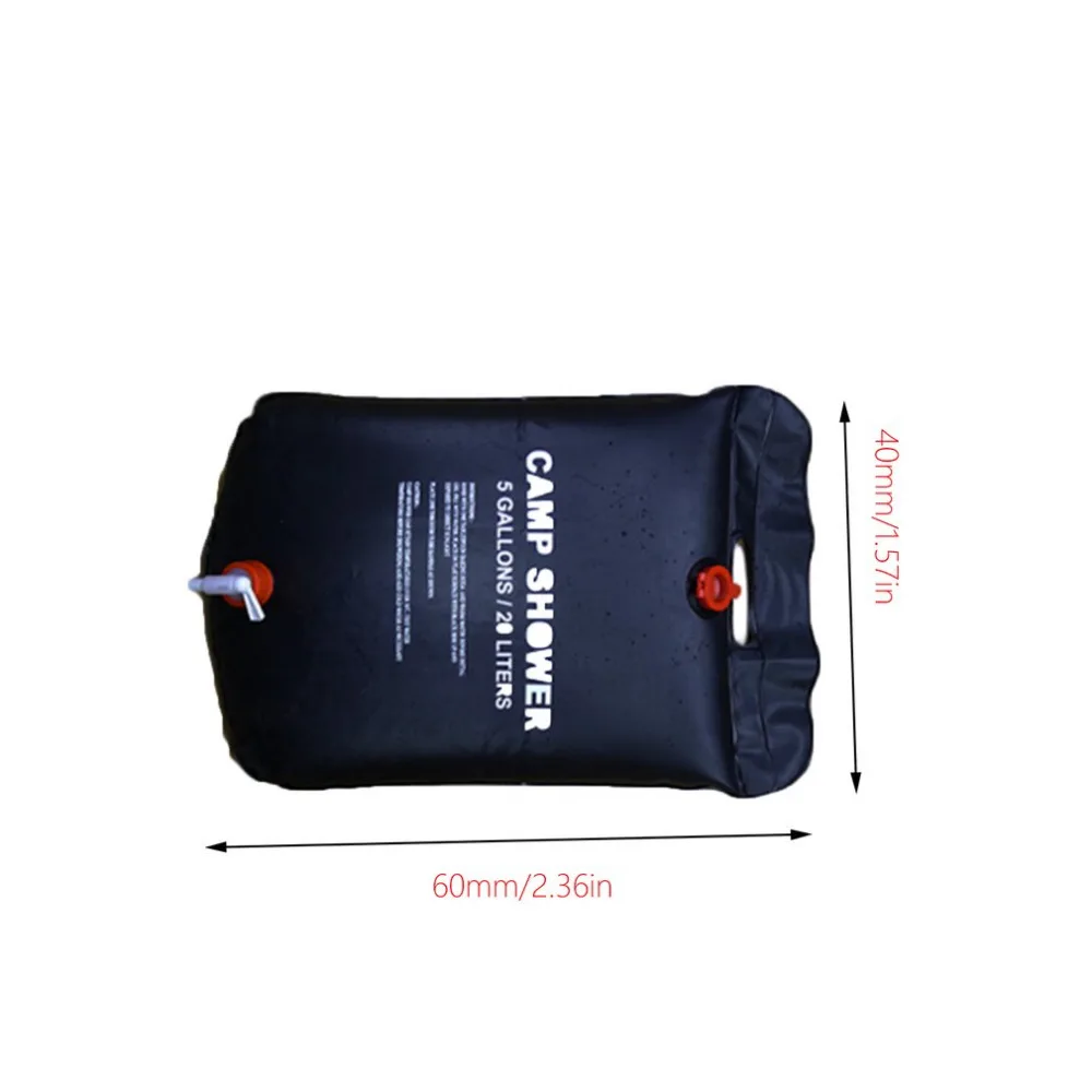 20л сумка для воды складная солнечная энергия с подогревом лагерь ПВХ Душ сумка Открытый Отдых Путешествия Туризм Альпинизм барбекю Пикник хранение воды