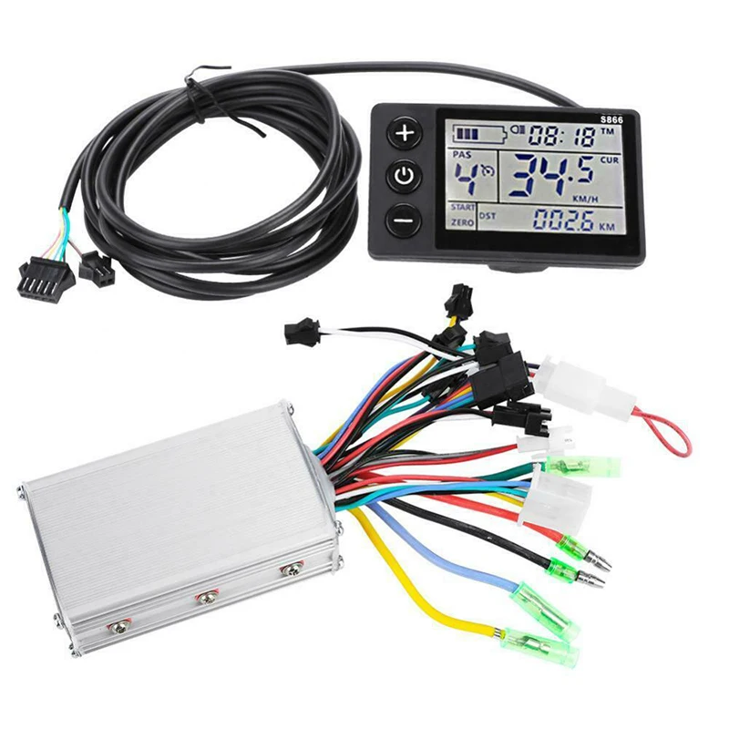 

24/36/48V EBike LCD Display Panel Electric Bicycle Scooter Brushless Controller Suitable For Electric Bicycles Cars Handlebar