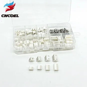 

220pcs JST XH2.54 wire Connector XH 2.54mm 90 angle Curved pin Header + Housing + Terminal Kit 2p 3p 4p 5pin XH Kits TJC3