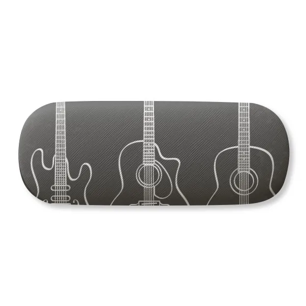 

Guitar Music Instruments combination Guitar Glasses Case Eyeglasses Clam Shell Holder Storage Box