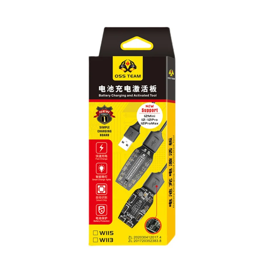 Oss W113 W115 Attivazione Ricarica Batteria Per Iphone 4S-12Promax Telefono Cellulare Android Scheda Piccola Test Di Alimentazione Linea Di Avvio
