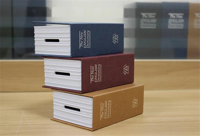Креативный словарик, книга, копилки, копилка с замком, скрытый, секретный, безопасный замок, наличные, монета, коробка для хранения, депозит